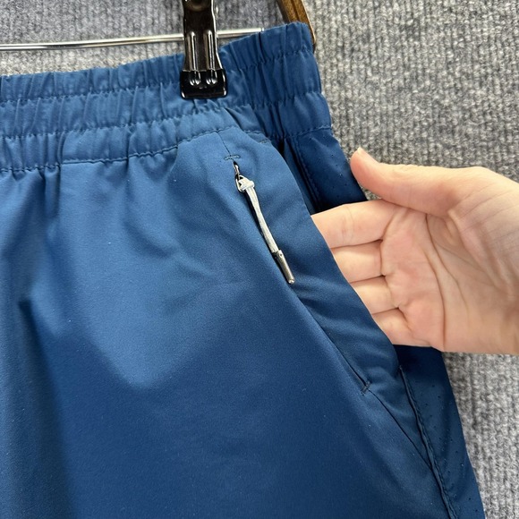 Vuori Shorts Womens Large Blue Athletic Performance Running Quick Dry Pockets - Picture 3 of 10